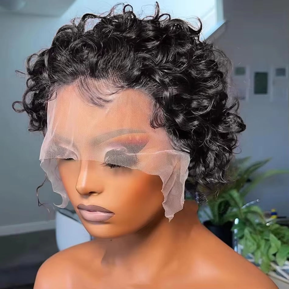 13x1 Pixie Wigs Natural color